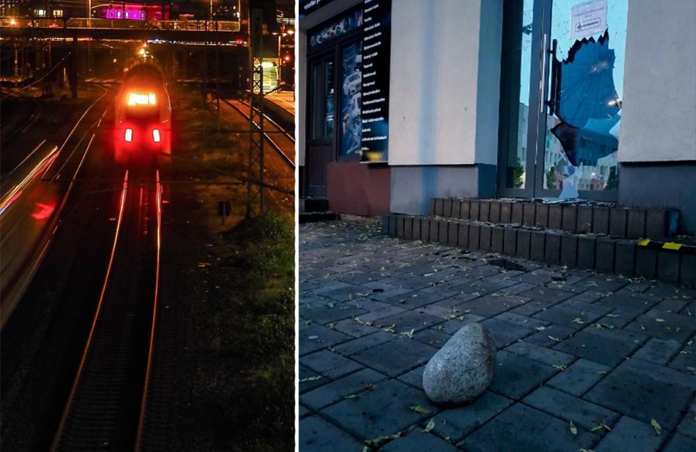 Foto: Kameňom rozbil dvere na predajni a postavil sa pred idúci vlak. Starší muž z Liptova skončil v nemocnici