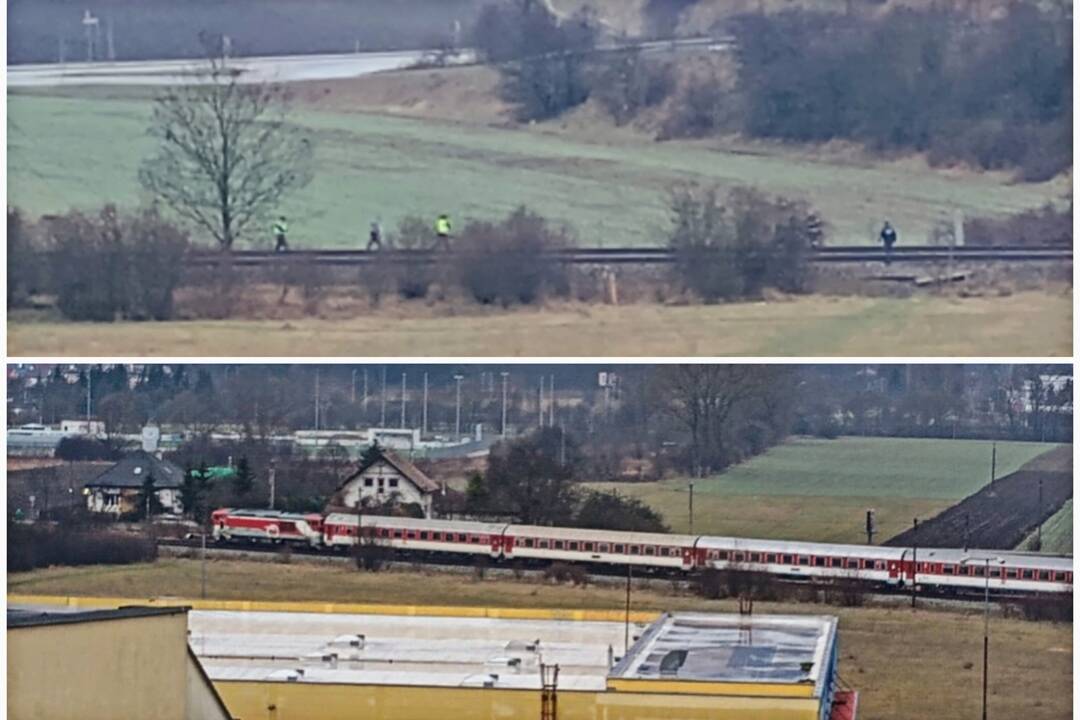 Foto: Ďalšia tragédia na železnici. Pri Martine zrazil vlak osobu, nehodu vyšetruje polícia