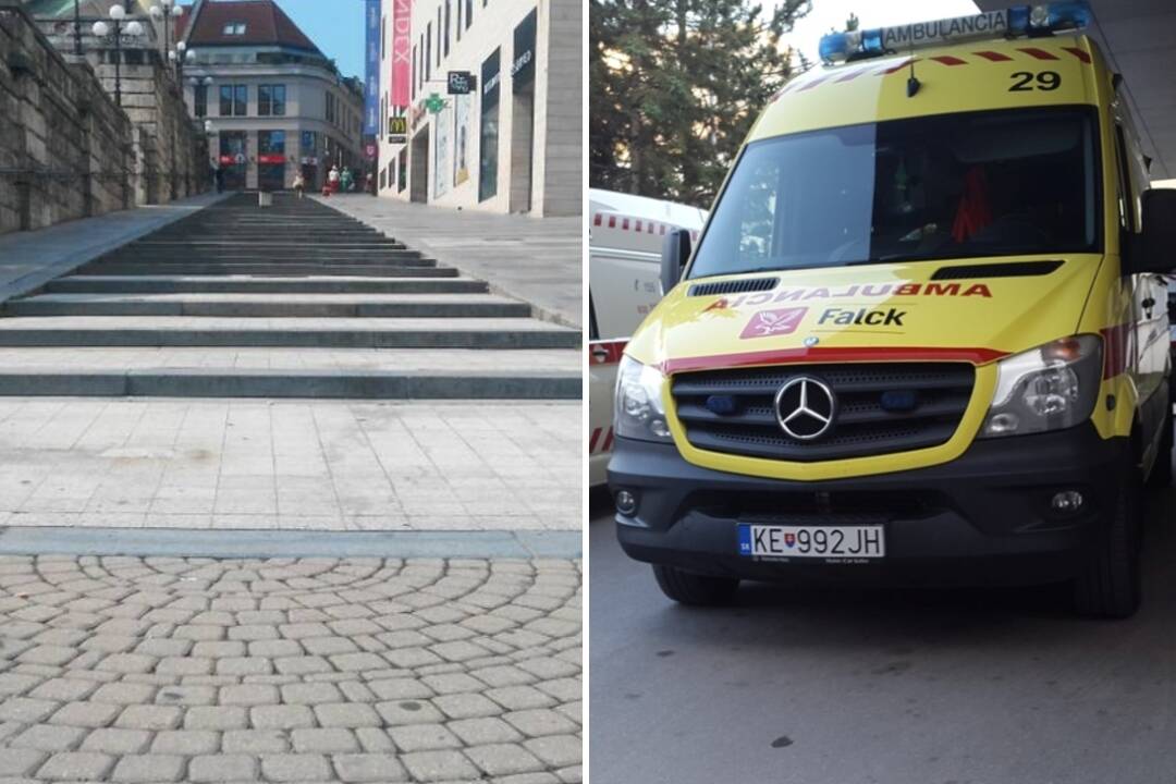 Foto: Záchranárka v civile ošetrila zranenú Žilinčanku. Jej plačúce dieťa prebalila a uspala