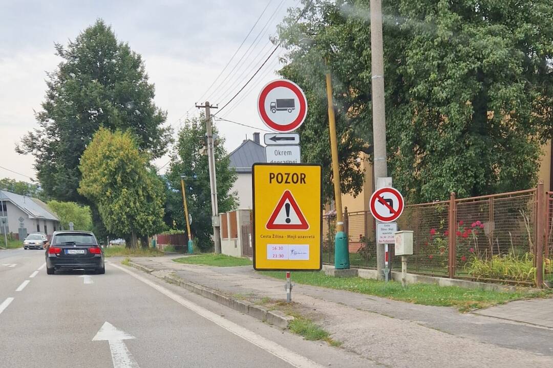 Foto: Cestu pri Žiline dnes uzavrú kvôli športovému podujatiu, premávať nebude ani autobus