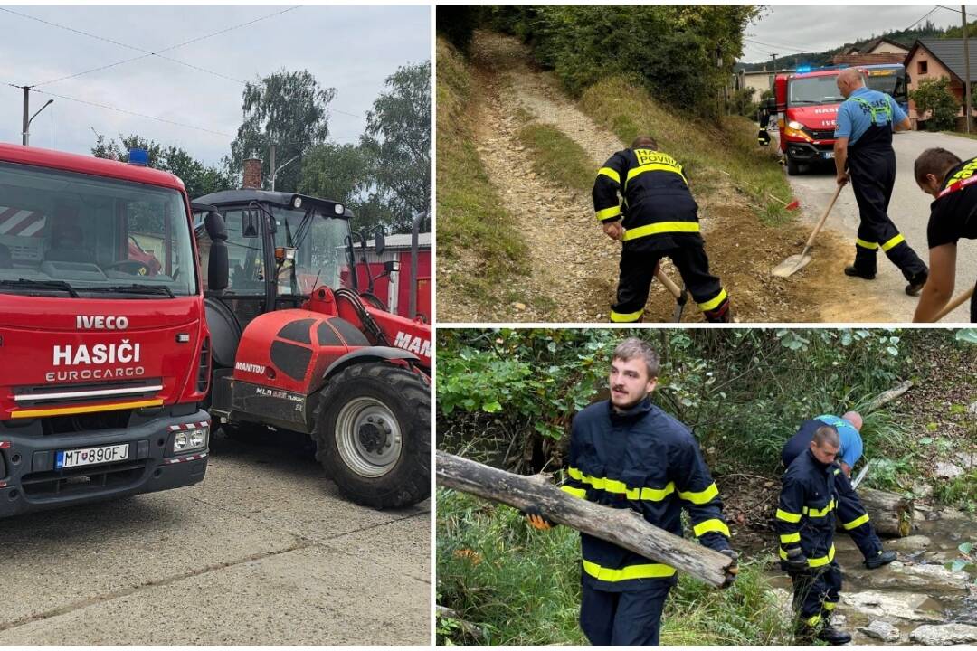 Pripravili tony piesku, čistia potoky a kanály, kopú žľaby. Hasiči v Žilinskom kraji sa pripravujú na povodne