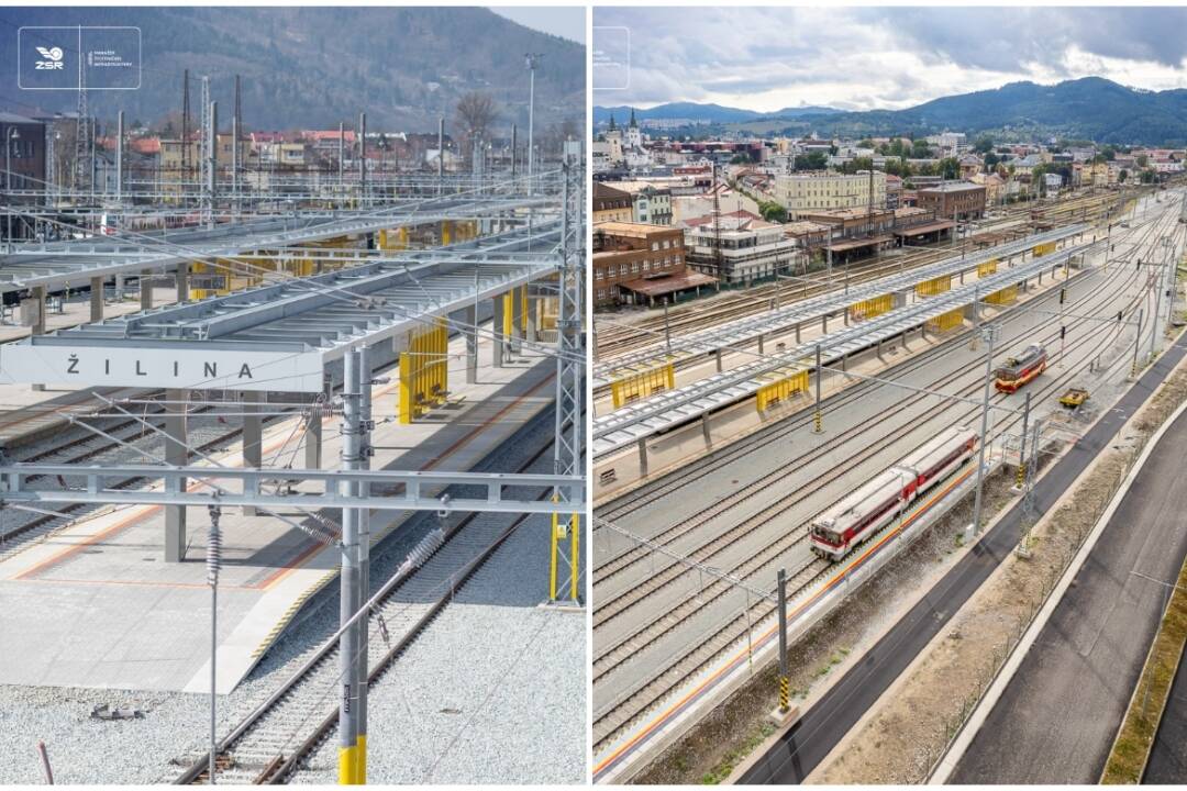 FOTO: Nové nástupištia, nadjazdy, koľajiská aj riadiaca budova. Takto sa mení železnica v Žiline