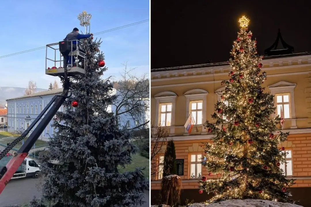 Foto: Dolný Kubín spojí rozsvietenie vianočného stromčeka s pomocou pre ťažko chorého Tomáška