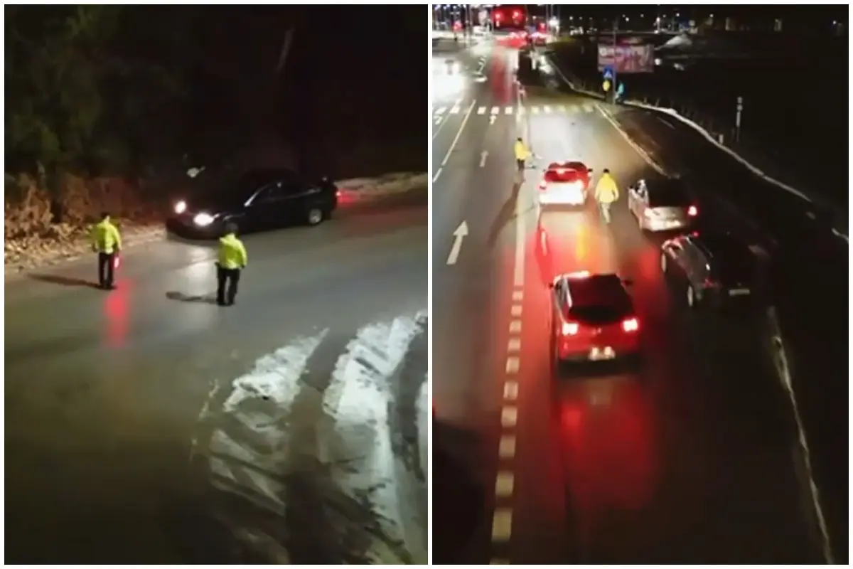 Foto: VIDEO: Policajti v Čadci zastavujú vodičov aj skoro ráno. Kontroly pokračujú vo dne, v noci