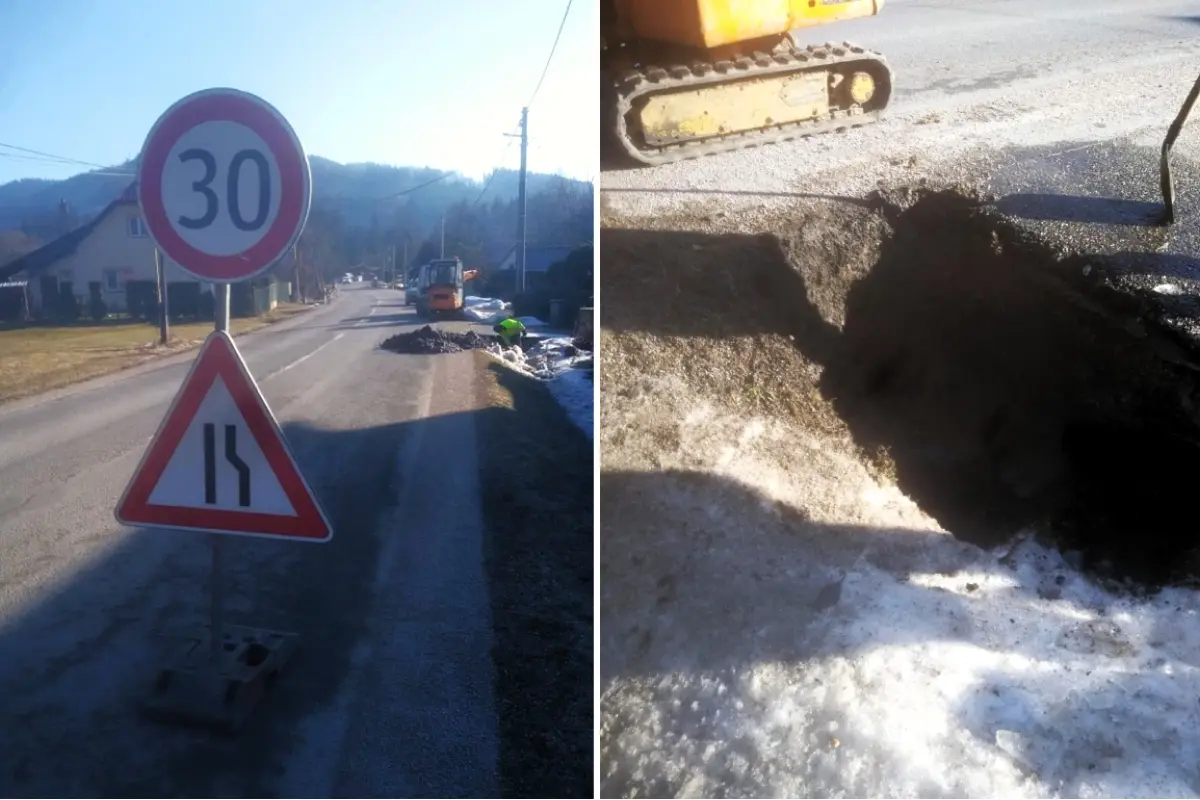 Foto: Kysucká obec hlási poruchu na vodovode. Obyvateľom dočasne nepotečie pitná voda