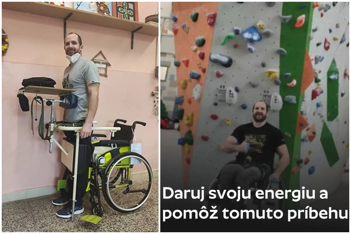 Foto: Žilinčan Ľuboš ostal po úraze na vozíku, chce ísť na paralympiádu. Pomôcť mu môžete pohybom