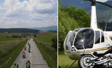 Cesty pri Martine sa v sobotu zaplnia motocyklistami, ľudia sa môžu previezť vrtuľníkom