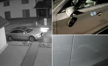 VIDEO: Poškrabal auto, poškodil spätné zrkadlo a odišiel. Kto sedel za volantom pri náraze na Orave?