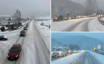 Na cestách v Žilinskom kraji sa šmýka. Pokiaľ to nie je nevyhnutné, cestovanie odložte na neskôr!