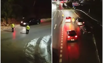 VIDEO: Policajti v Čadci zastavujú vodičov aj skoro ráno. Kontroly pokračujú vo dne, v noci