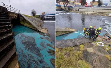 VIDEO: V rieke Turiec tiekla sýtomodrá voda. Uniknúť mala do nej farba, preveruje to inšpekcia