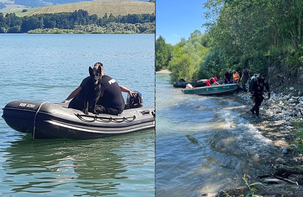 FOTO: Záchrana troch mužov v potápajúcom sa člne na Liptovskej Mare, foto 5