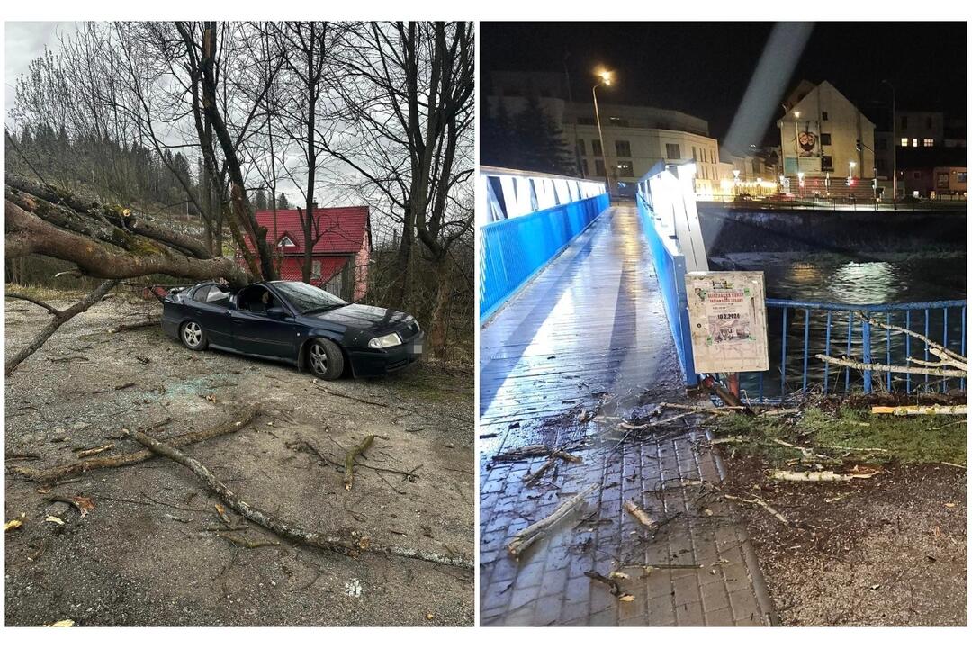 FOTO: Škody, ktoré spôsobil vietor v Žilinskom kraji, foto 8