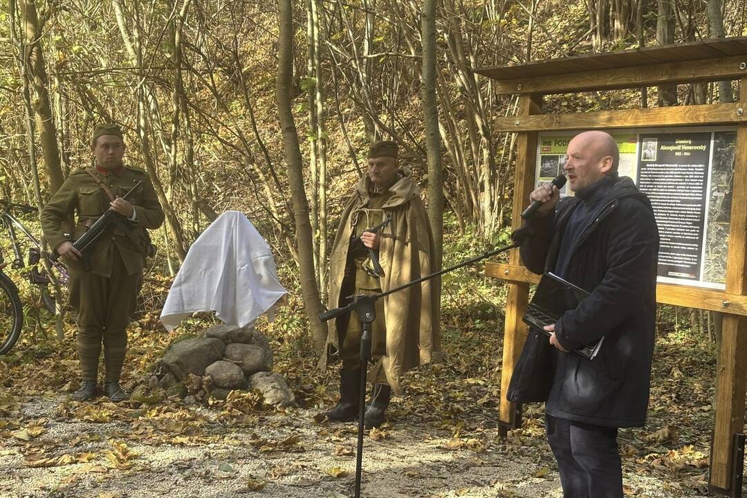 FOTO: Partizáni pri Ružomberku a odhalenie pamätníka, foto 10