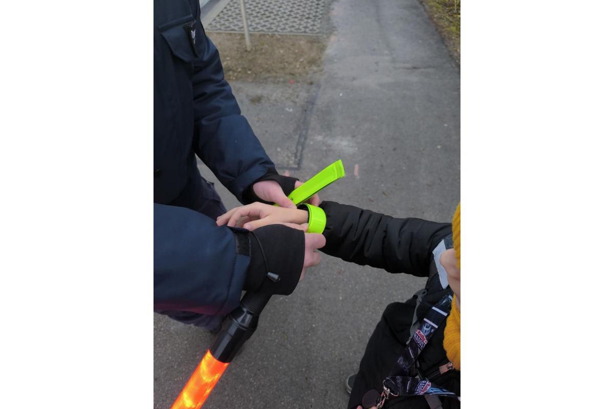 FOTO: Mestskí policajti v Žiline rozdali chodcom doplnky, ktoré zachraňujú životy, foto 1